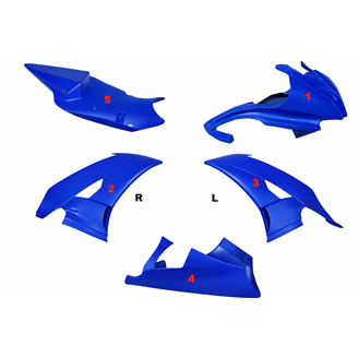 Carene Racing Verniciate Yamaha R6 2008 - 2016 - MXPCRV5696