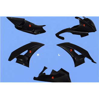 Carenage Racing Peint Yamaha R6 2008 - 2016 - MXPCRV5410