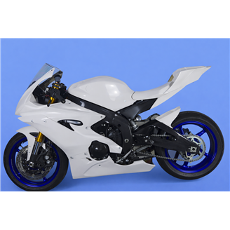 Lackierte Rennverkleidung Yamaha R6 2017 - 2026 mit 2 Farben - MXPCRV7014