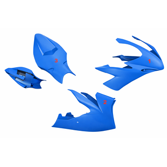 Carene Racing Verniciate Yamaha R1 2004 - 2006 - MXPCRV5824