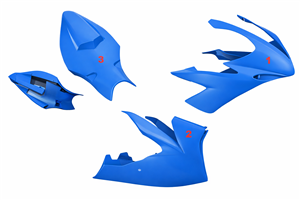 Carenado Racing Pintado Yamaha R1 2004 - 2006 - MXPCRV5824