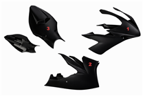 Lackierte Rennverkleidung Yamaha R1 2004 - 2006 - MXPCRV5825