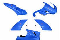 Painted Race Fairings Yamaha R1 2007 - 2008 in 2 Colours like the picture - MXPCRV5681