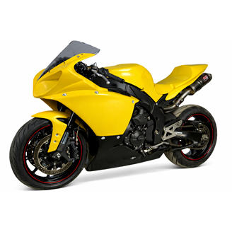 Lackierte Rennverkleidung Yamaha R1 2009 - 2014 mit 2 Farben - MXPCRV5690