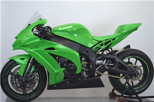 Lackierte Rennverkleidung Kawasaki Zx10R 2016 - 2020 mit 2 Farben - MXPCRV5994