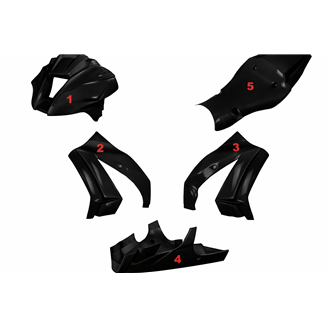 Carenage Racing Peint Kawasaki Zx10R 2011 - 2015 - MXPCRV5725