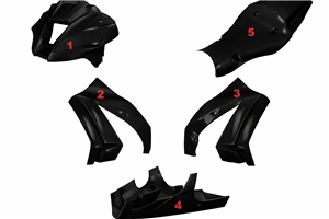 Carene Racing Verniciate Kawasaki Zx10R 2011 - 2015 - MXPCRV5725