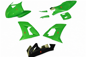 Carene Racing Verniciate Kawasaki Zx10R 2008 - 2010 - MXPCRV5723