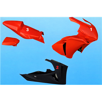 Carenage Racing Peint Honda Cbr 1000 RR 2008 - 2011 - MXPCRV5763