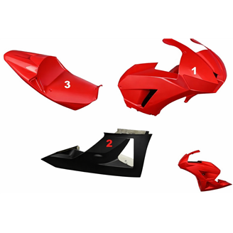 Carenage Racing Peint Honda Cbr 600 RR 2013 - 2018 - MXPCRV5790