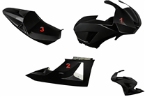 Carene Racing Verniciate Honda Cbr 600 RR 2013 - 2018 - MXPCRV5789