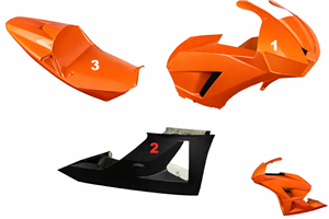 Carenado Racing Pintado Honda Cbr 600 RR 2013 - 2018 - MXPCRV5787