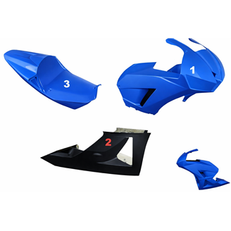 Carene Racing Verniciate Honda Cbr 600 RR 2013 - 2018 - MXPCRV5786