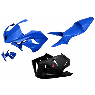 Painted Race Fairings Honda Cbr 600 RR 2009 - 2012 in 2 Colours like the picture - MXPCRV5784