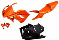 Painted Race Fairings Honda Cbr 600 RR 2009 - 2012 in 2 Colours like the picture + stickers for free - MXPCRV5781