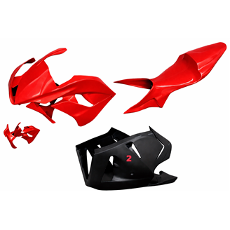 Painted Race Fairings Honda Cbr 600 RR 2009 - 2012 in 2 Colours like the picture - MXPCRV5782