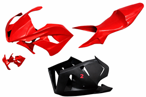 Carenage Racing Peint Honda Cbr 600 RR 2009 - 2012 - MXPCRV5782