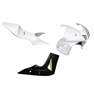 Painted Race Fairings Honda Cbr 600 RR 2007 - 2008 2 Colours like the picture - MXPCRV5774