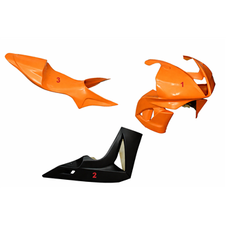 Carenado Racing Pintado Honda Cbr 600 RR 2007 - 2008 MXPCRV5776