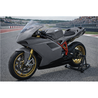 Painted Race Fairings Ducati 848 1098 1198 in 2 Colours like the picture - MXPCRV5733