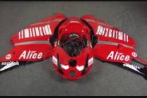 Lackierte Straße Verkleidung auf ABS kompatibel mit Ducati 749 999 2003 - 2004 - MXPCAV3030