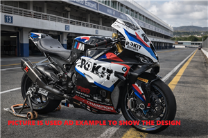 Lackierte Rennverkleidung Bmw S1000 RR 2023-2024 - MXPCRV19006