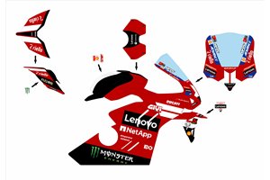 Carenado Racing Pintado Ducati Panigale V4 V4S 2020 - 2021 - MXPCAV18971