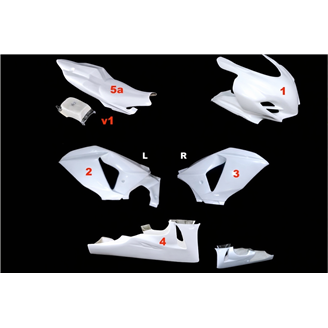 Race-Paket Suzuki Gsxr 1000 2009 - 2016 : Verkleidungen + Schnellverschluss - MXPCRD11599