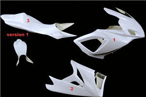 Race-Paket Suzuki Gsxr 600/750 2006 - 2007 : Verkleidungen + Schnellverschluss - MXPCRD11604