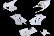Ducati Panigale V4R V4 2019 - 2021 VS2 fairings in 5 pieces without front fender - MXPCRD16476 2