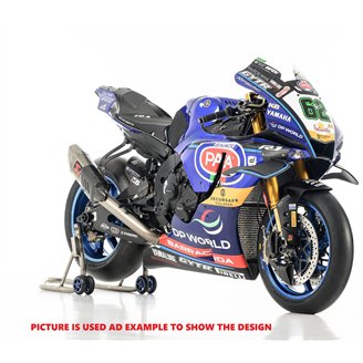 Lackierte Rennverkleidung Yamaha R1 2015 - 2019 - MXPCRV19053