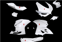 Paquete para el circuito para Ducati 1199 Panigale : Carenado + tornilleria rapida - MXPCRD19080