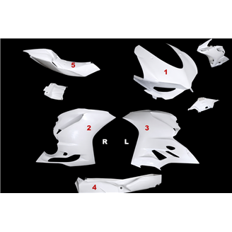 Pacchetto Racing per Ducati 1199 Panigale : Carene + Ganci Rapidi - MXPCRD19080