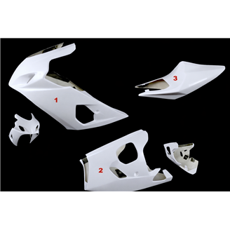 Carénages Suzuki GsxR 600/750 2004 - 2005 sans Pare-boue Racing - MXPCRD19084
