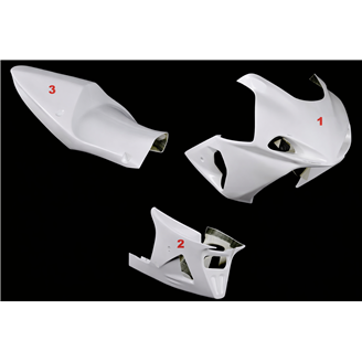 Carene Suzuki GsxR 1000 2001 2002 senza Parafango Racing - MXPCRD19087