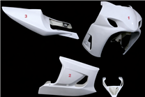Suzuki GsxR 1000 2003 2004 race Fairings without Front Fender - MXPCRD19038