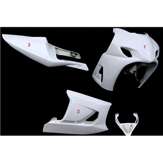 Suzuki GsxR 1000 2003 2004 race Fairings without Front Fender - MXPCRD19038