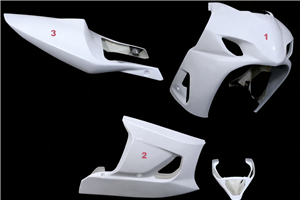 carenado Suzuki GsxR 1000 2003 2004 sin guardabarros Racing - MXPCRD19038