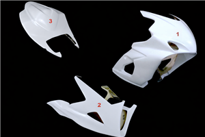 Suzuki GsxR 1000 2005 2006 fairings without fender - MXPCRD19089