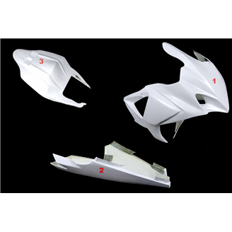 Verkleidungen Suzuki Gsxr 1000 2007 2008 ohne Kotflugel - MXPCRD19090
