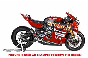 Carene Racing Verniciate Ducati Panigale V4 V4S 2020 - 2021 - MXPCRV19117