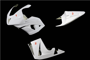 Complete fairings without front fender for Honda cbr 600 RR 2007 2008 - MXPCRD19133