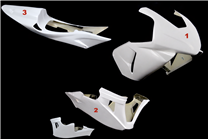 Carene Honda CBR 600 RR 2003 2004 race senza parafango - MXPCRD19136