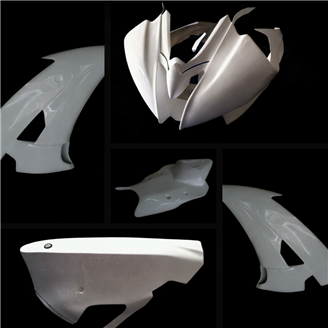 Pacchetto Racing Yamaha R6 2008 - 2016 : Carene + Ganci Rapidi - MXPCRD11597