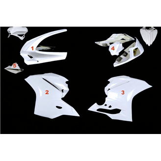 Carene completa senza parafango Scarico Akrapovic Vers.2 - MXPCRD6826