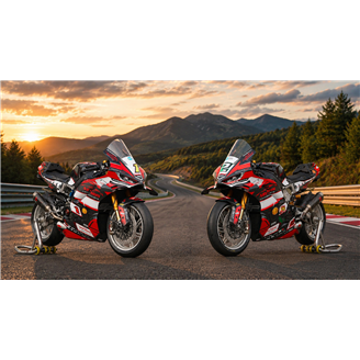 Carene Racing Verniciate Ducati Panigale V4 V4S 2025-2026 + alette - MXPCRV19256