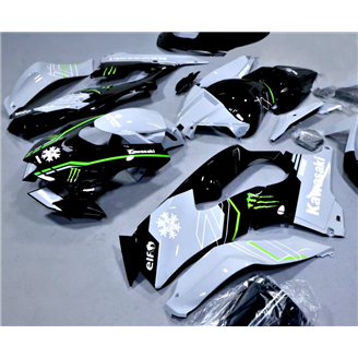 Lackierte Straße Verkleidung auf ABS kompatibel mit Kawasaki ZX10R 2021 - 2025 - MXPCAV19274