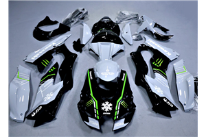 Lackierte Straße Verkleidung auf ABS kompatibel mit Kawasaki ZX10R 2021 - 2025 - MXPCAV19274