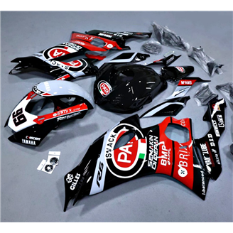 Lackierte Straße Verkleidung auf ABS kompatibel mit Yamaha R6 2017 - 2024 - MXPCAV19283