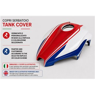 cache réservoir peint Honda Cbr 600 RR 2007 - 2008 - MXPCRV11660